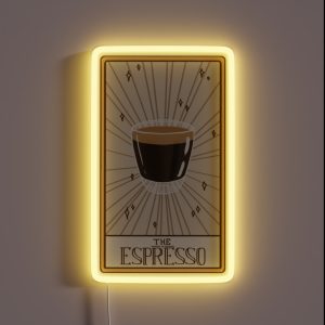 Espresso Coffee Tarot RGB Neon Sign Espresso Coffee Tarot RGB Neon Sign