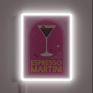 Espresso Martini Cocktail RGB Neon Sign