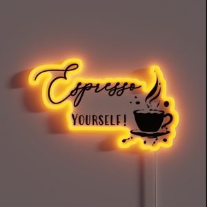 Espresso Yourself RGB Neon Sign