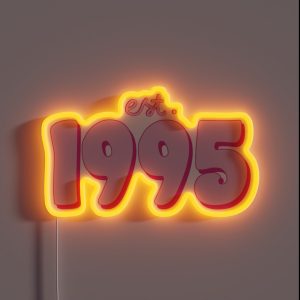 Est 1995 RGB Neon Sign
