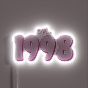 Est 1998 RGB Neon Sign