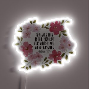 Esther 4 14 RGB Neon Sign