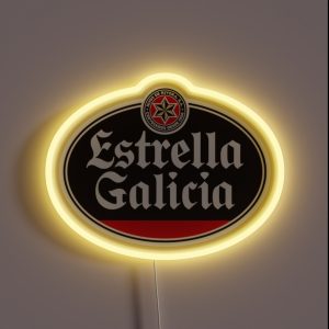 Estrella Galicia Beer Spain RGB Neon Sign