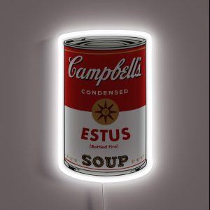 Estus Soup Can RGB Neon Sign