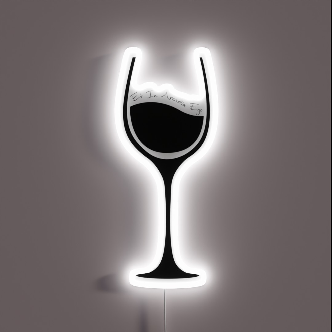 Et In Arcadia Ego RGB Neon Sign Et In Arcadia Ego RGB Neon Sign