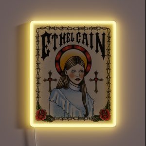ETHEL CAIN TATTOO TRIBUTE RGB Neon Sign