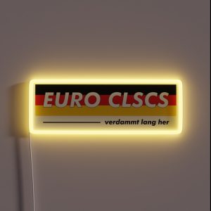 Euro Classics So Long Ago Bavarian Colors RGB Neon Sign Euro Classics So Long Ago Bavarian Colors RGB Neon Sign