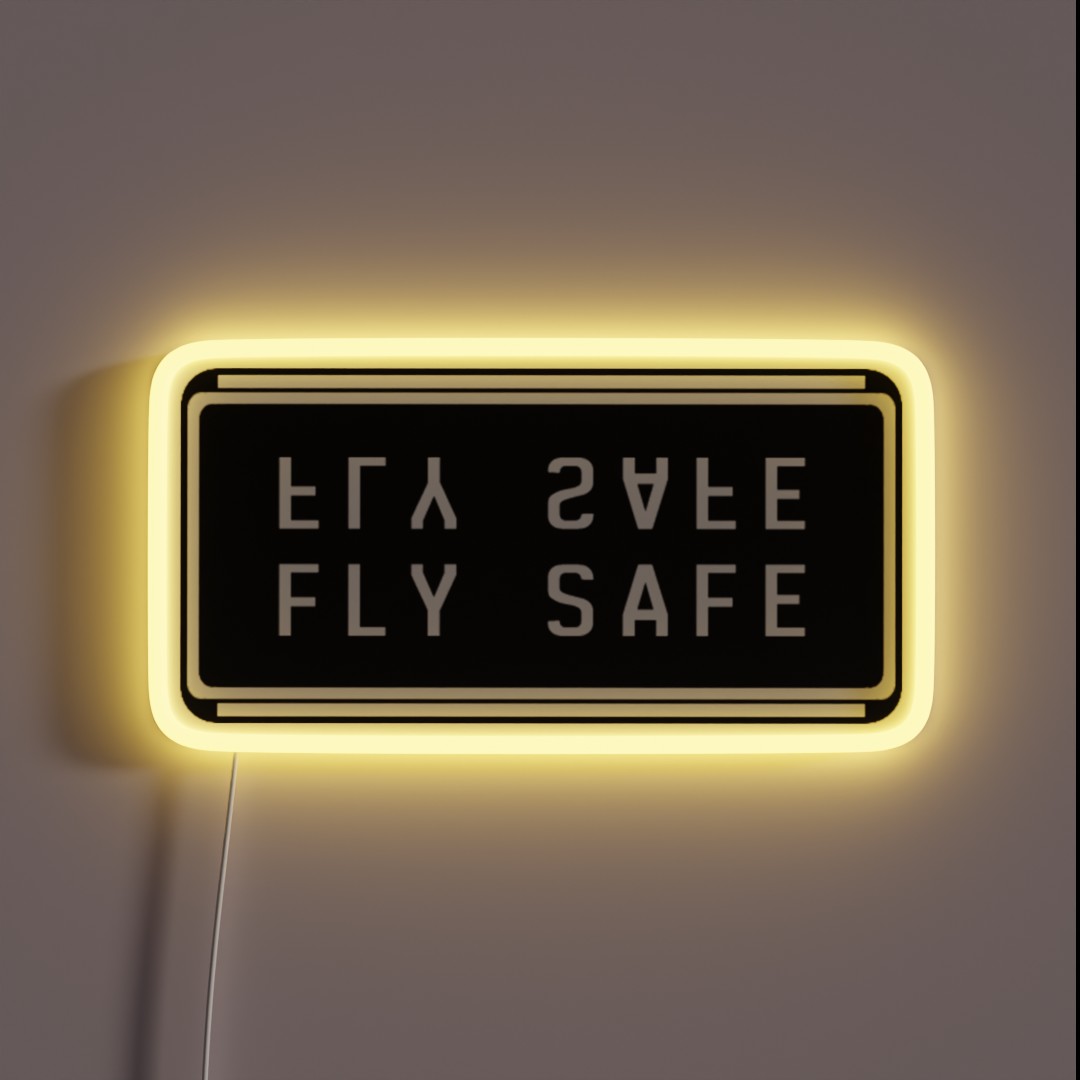 EVE Online Fly Safe RGB Neon Sign EVE Online Fly Safe RGB Neon Sign