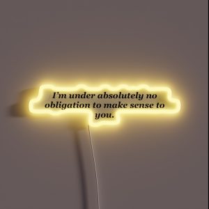 Evelyn Hugo Quote RGB Neon Sign