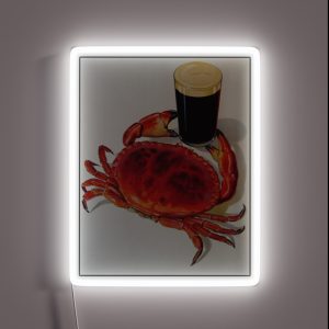 Even Crabs Love Guinness RGB Neon Sign