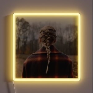 Evermore Album Cover Design RGB Neon Sign