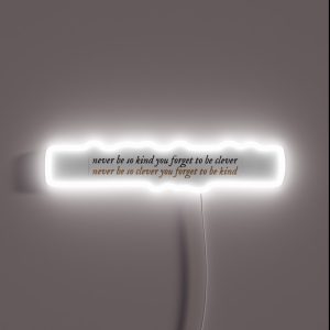 Evermore Lyric RGB Neon Sign