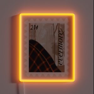 Evermore Postage Stamp RGB Neon Sign Evermore Postage Stamp RGB Neon Sign