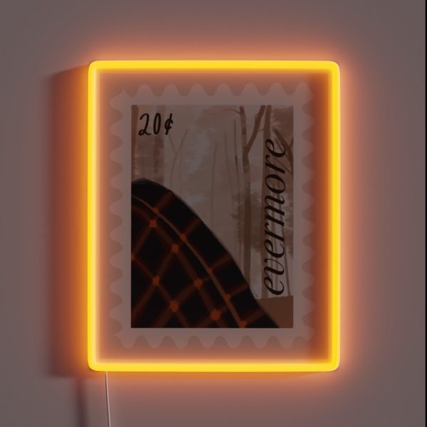 Evermore Postage Stamp RGB Neon Sign