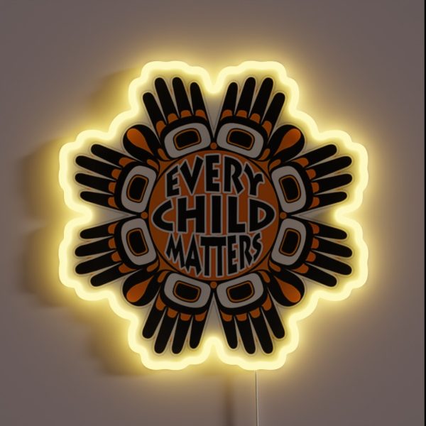 Every Orange Day Child Kindness Every Child RGB Neon Sign