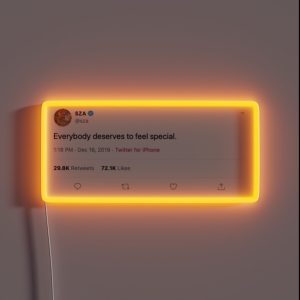 Everybody Deserves To Feel Special SZA RGB Neon Sign Everybody Deserves To Feel Special SZA RGB Neon Sign