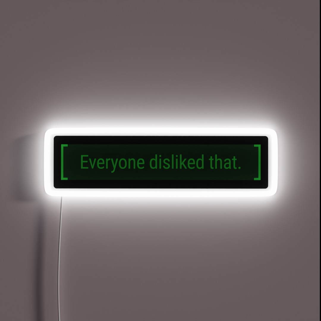 Everyone Disliked That RGB Neon Sign Everyone Disliked That RGB Neon Sign