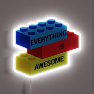 Everything Is Awesome RGB Neon Sign
