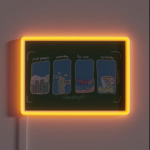 Everythingoes Namjooning Comic RGB Neon Sign