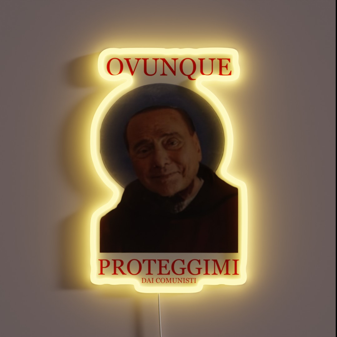 Everywhere Protect Me From The Communists RGB Neon Sign Everywhere Protect Me From The Communists RGB Neon Sign