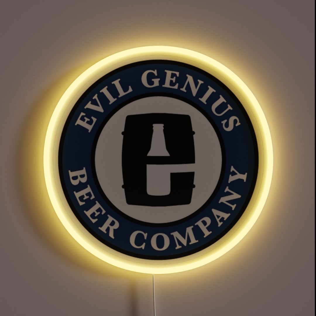 Evil Genius Beer Company RGB Neon Sign Evil Genius Beer Company RGB Neon Sign