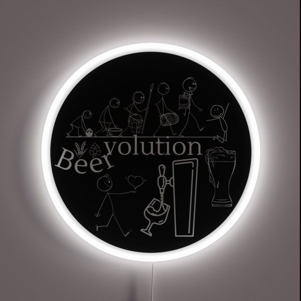 Evolution Of Beer RGB Neon Sign