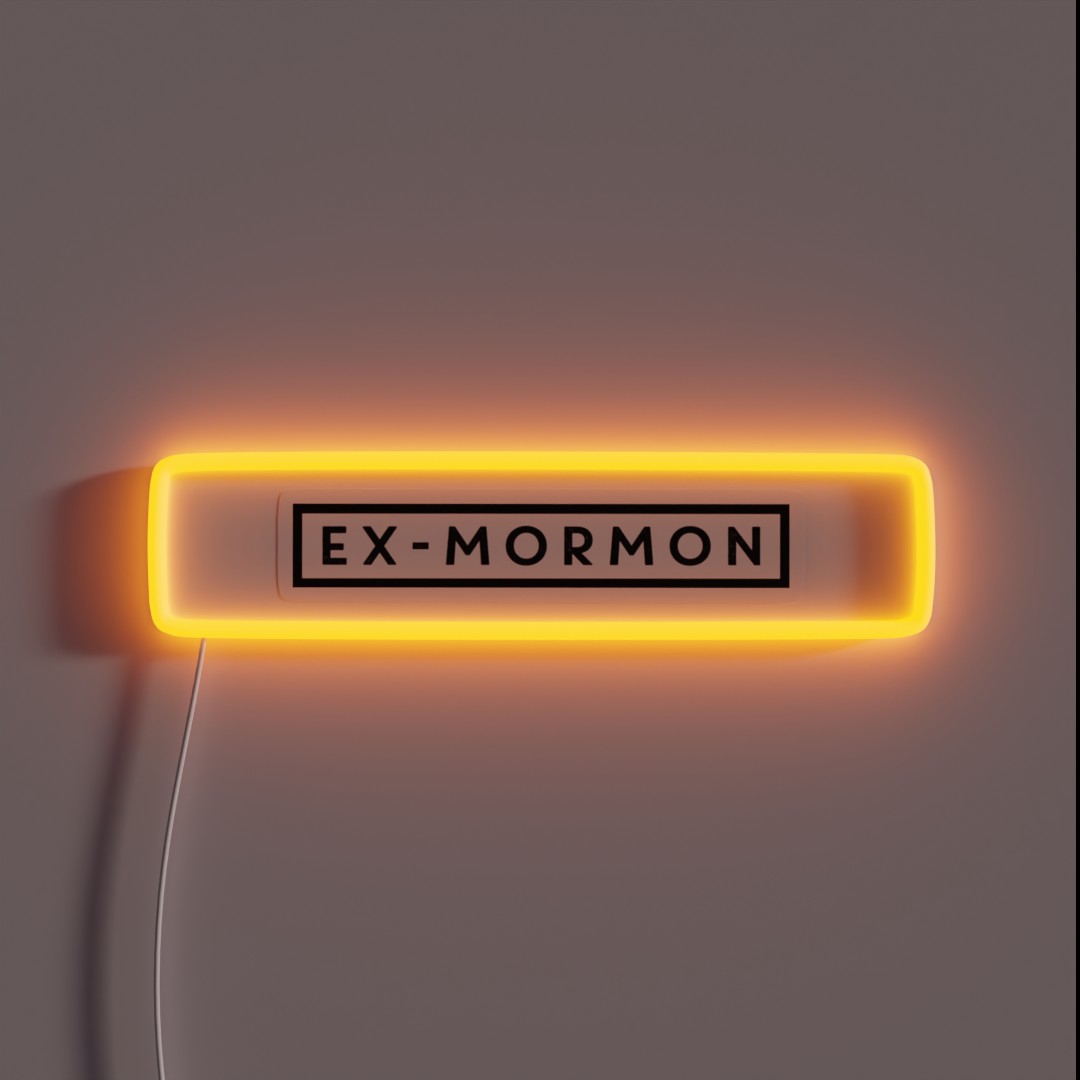 Ex Mormon RGB Neon Sign Ex Mormon RGB Neon Sign
