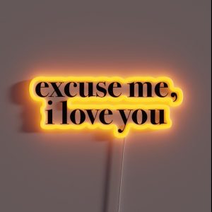 Excuse Me I Love You RGB Neon Sign