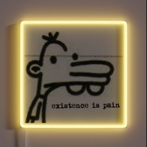 Existence Is Pain RGB Neon Sign