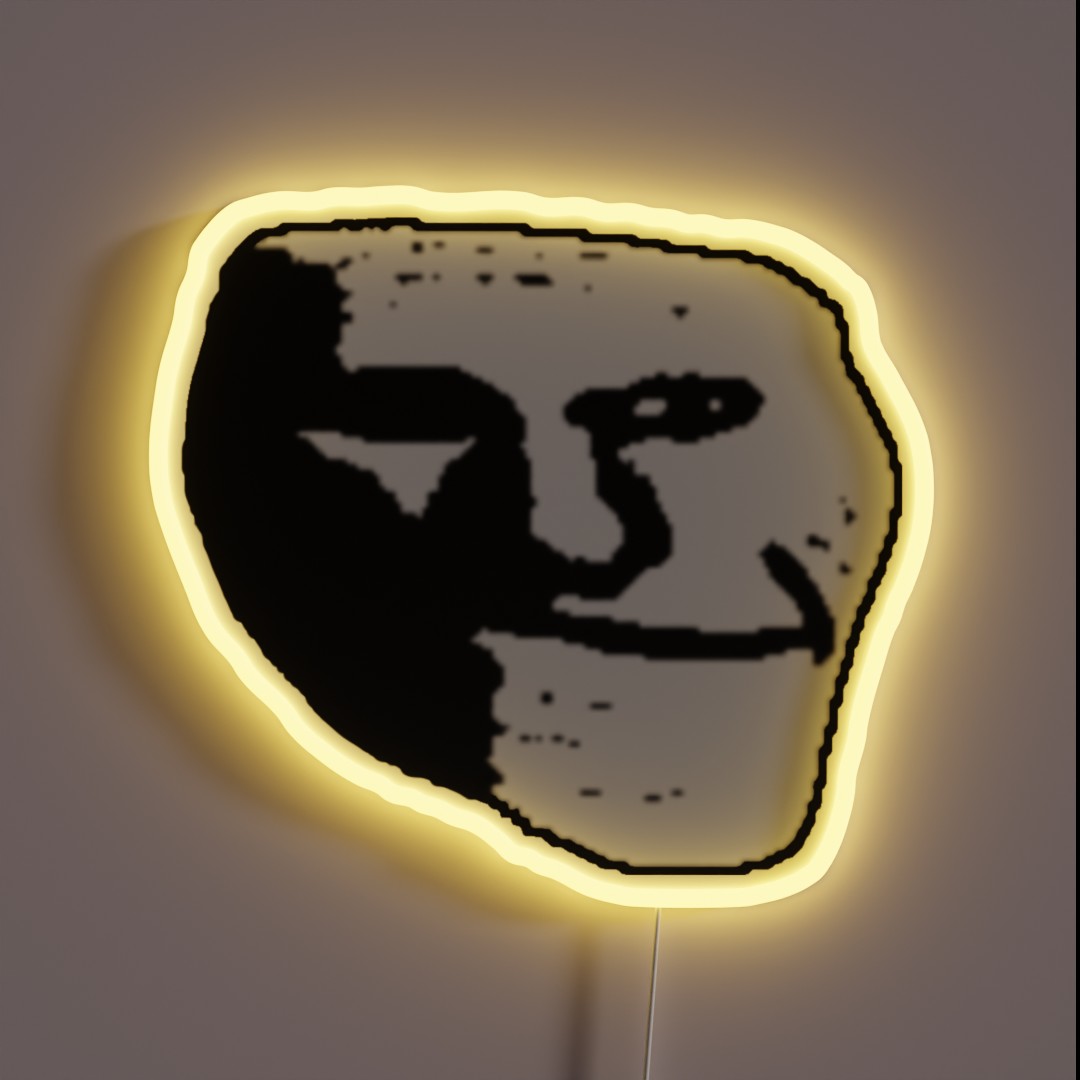 Existential Trollge RGB Neon Sign Existential Trollge RGB Neon Sign