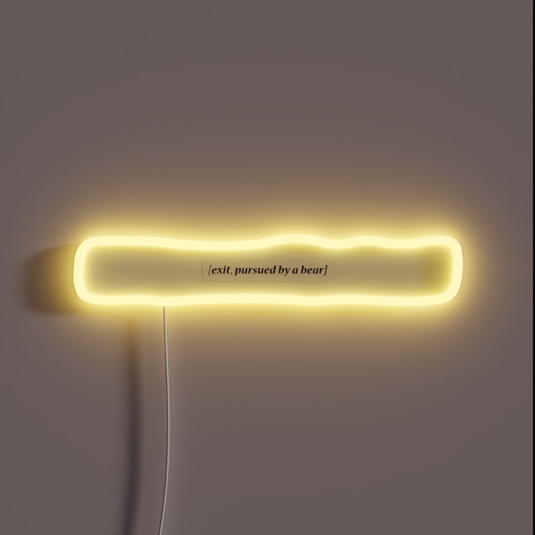Exit Pursued RGB Neon Sign Exit Pursued RGB Neon Sign