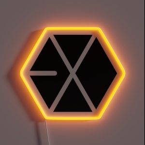 EXO Black Logo RGB Neon Sign