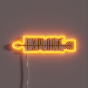 Explore Arrow RGB Neon Sign
