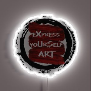Express Yourself ART RGB Neon Sign
