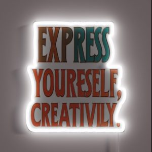 Express Yourself Creatively RGB Neon Sign