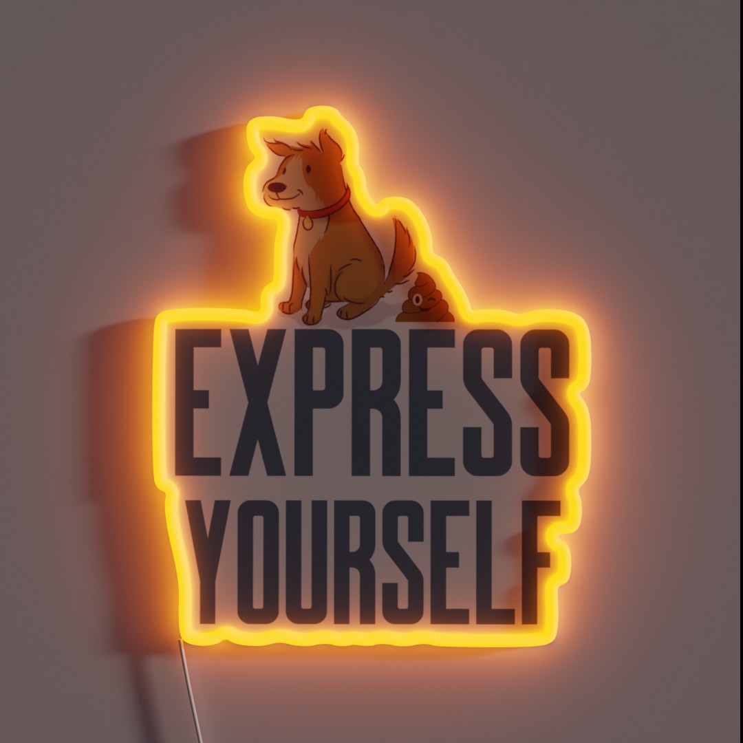 Express Yourself RGB Neon Sign Express Yourself RGB Neon Sign