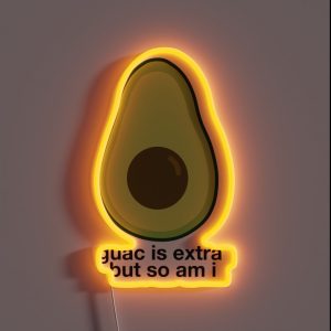 Extra Avocado RGB Neon Sign