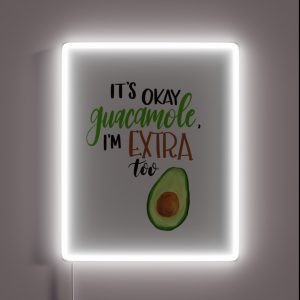 Extra Guacamole RGB Neon Sign
