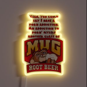 Extreme Root Beer Lover Meme RGB Neon Sign