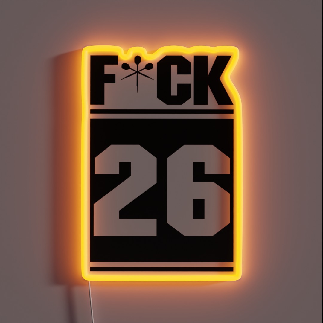F CK 26 RGB Neon Sign F CK 26 RGB Neon Sign