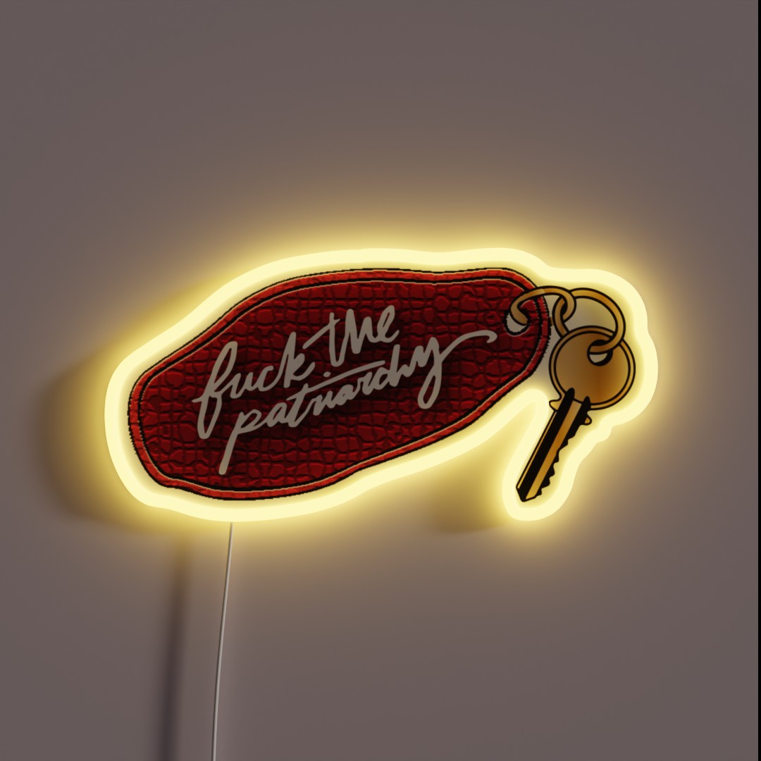 F CK THE PATRIARCHY RGB Neon Sign F CK THE PATRIARCHY RGB Neon Sign