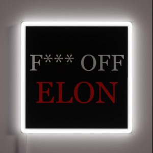 F OFF ELON RGB Neon Sign