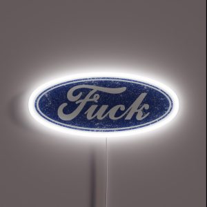 F RGB Neon Sign
