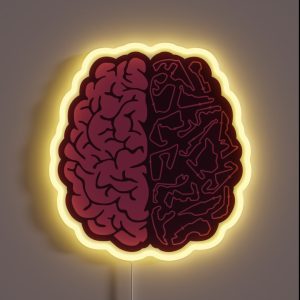 F1 Tracks On The Brain Design RGB Neon Sign F1 Tracks On The Brain Design RGB Neon Sign