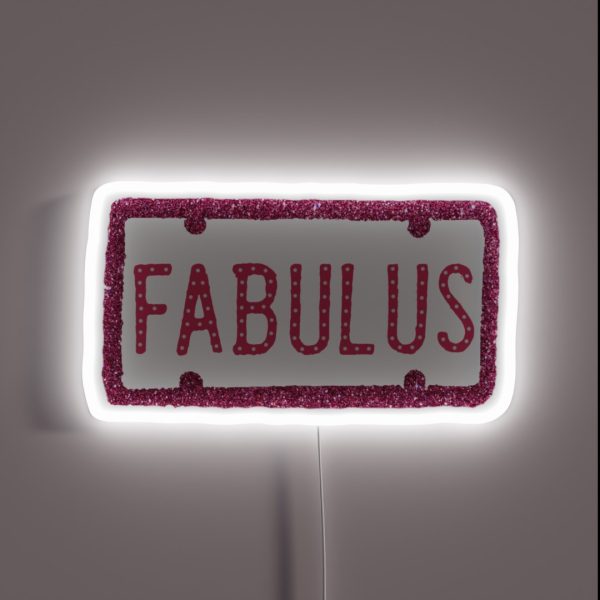 FABULUS SHARPAY EVANS CAR PLATE RGB Neon Sign