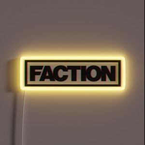 Faction Ski RGB Neon Sign