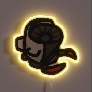 Factorio Construction Bot RGB Neon Sign