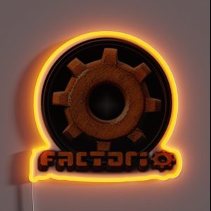 Factorio Fashion RGB Neon Sign
