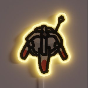 Factorio Logistics Bot RGB Neon Sign