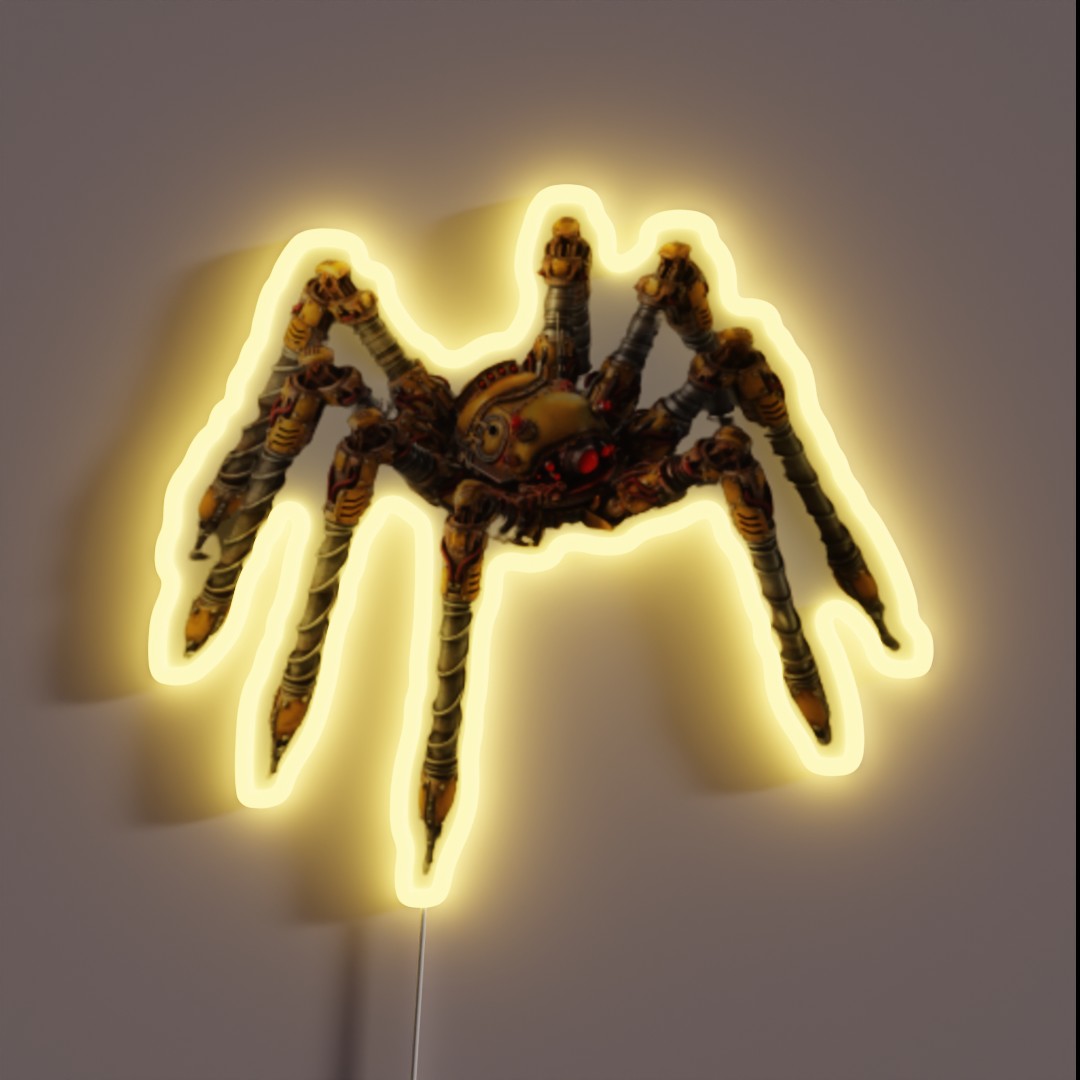 Factorio Spidertron Factorio Game Factorio RGB Neon Sign Factorio Spidertron Factorio Game Factorio RGB Neon Sign